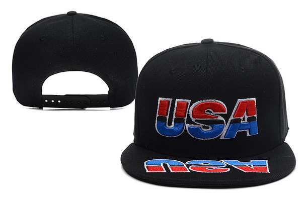 USA Black Snapback Hat XDF 0528